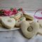 Biscotti cuore al pistacchio