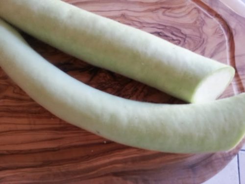 Cucuzzata siciliana detta zucchina lunga verde