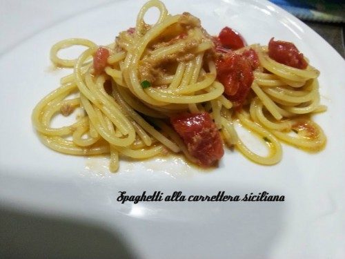 Spaghetti alla carrettiera Siciliana