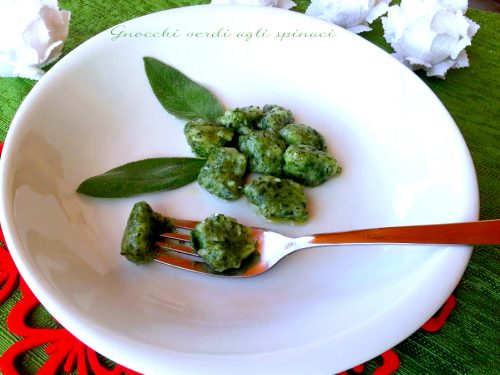 Gnocchi verdi agli spinaci