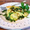zucchina siciliana con trito di aglio e menta