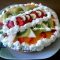 Torta con frutta fresca