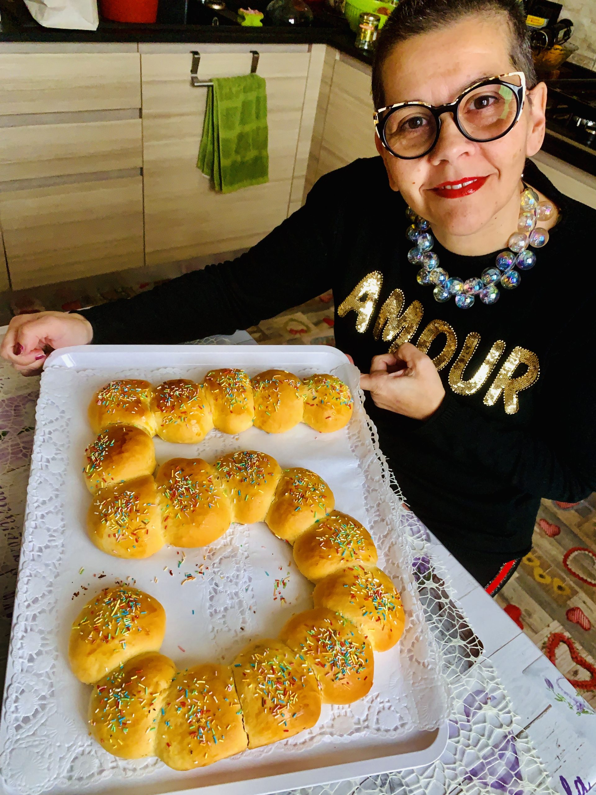 Pan Brioche con cioccolato auguri Frollina