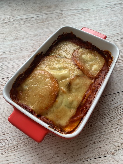 Lasagna chetogenica di zucca