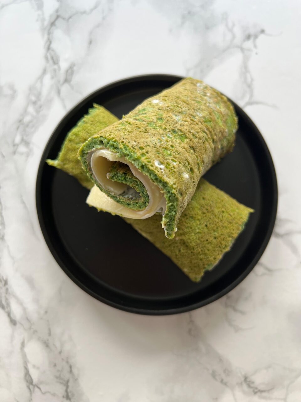 Piadine di spinaci chetogeniche