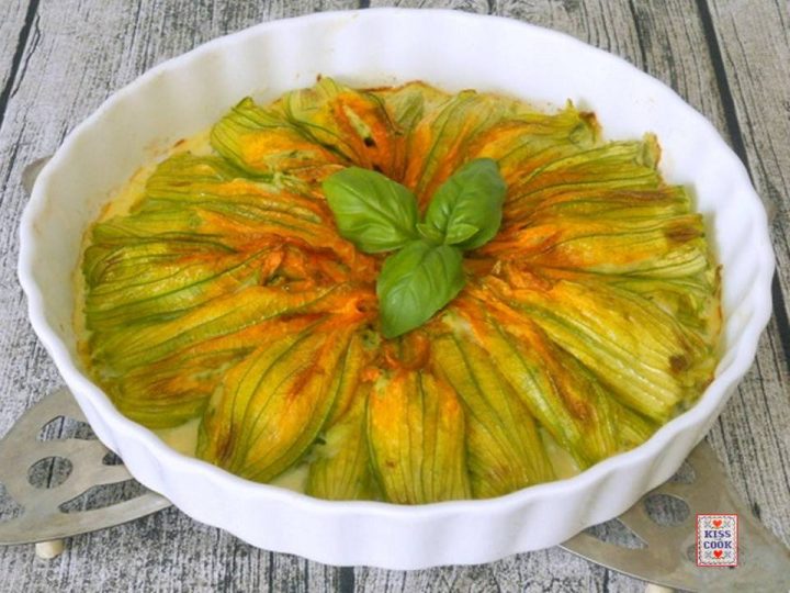 fiori di zucchina con farcia alle verdure