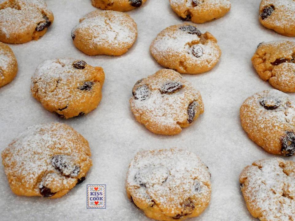 Biscotti con farina di riso e mais senza glutine. Di Kissthecook.