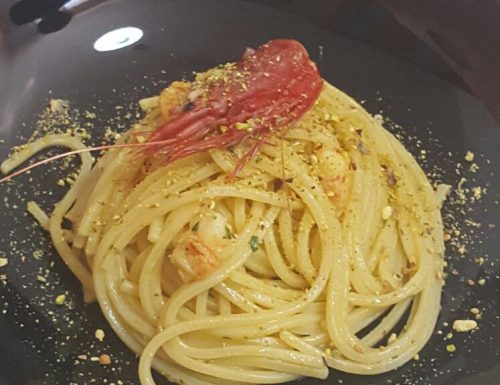 Spaghetti rigati al gambero rosso