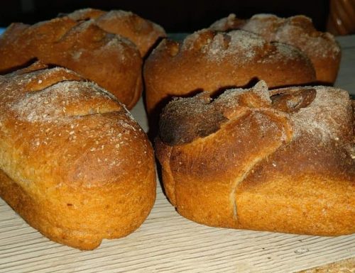 Panini integrali con macchina del pane