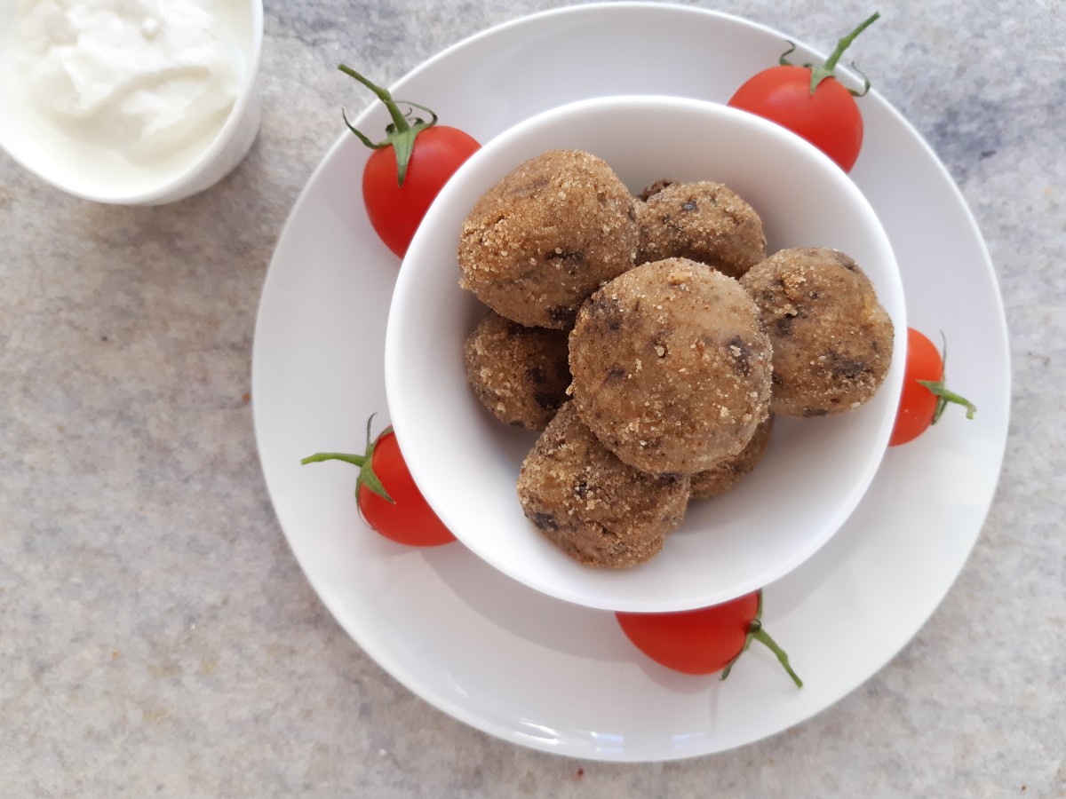 polpette di melanzane e tonno
