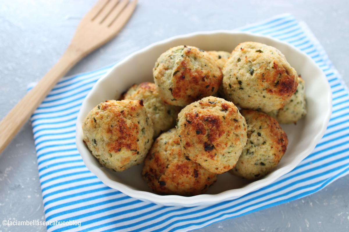polpette zucchine e ricotta light