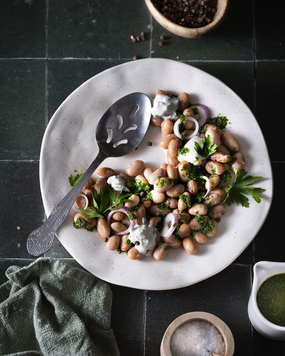 Insalata Di Fagioli Borlotti E Burrata Lacipollainnamorata