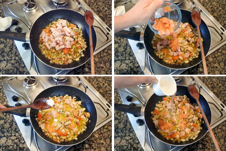 spaghetti al sapore di mare