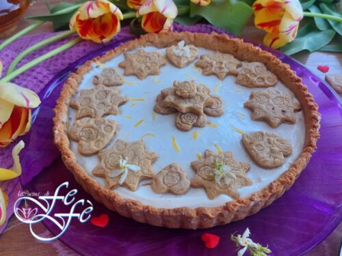 CROSTATA ALLO YOGURT CON CREMA FRESCA DI RICOTTA E LIMONE