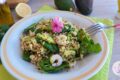 QUINOA CON GAMBERETTI, AVOCADO E VINAIGRETTE ALLA SENAPE