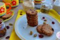 BISCOTTI RUSTICI ALL'AVENA E MIGLIO SOFFIATO CON PISTACCHI E MIRTILLI ROSSI