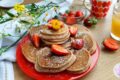PANCAKES VELOCI RICOTTA E FRAGOLE