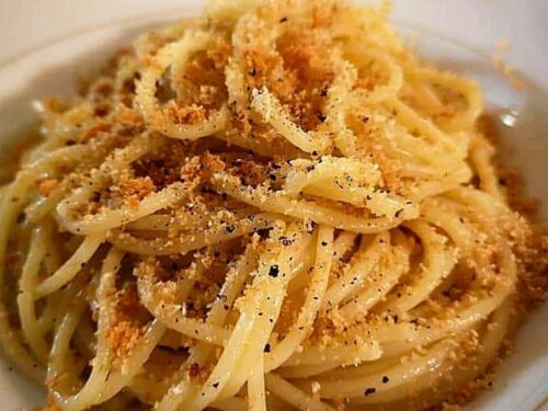 Spaghetti alla bottarga con limone e peperoncino