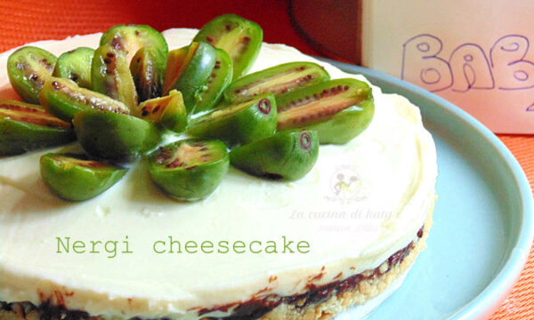 Cheesecake ai nergi – Babykiwi – Ricetta dolce