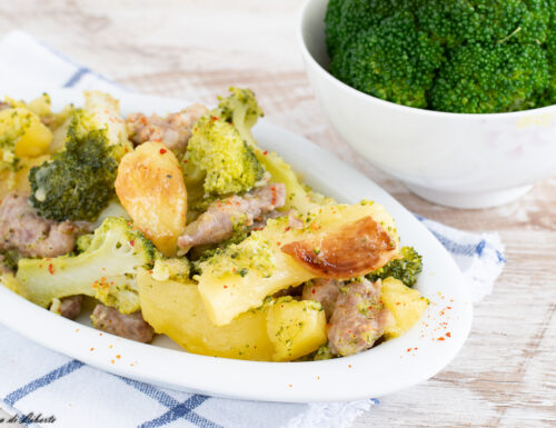 Broccoli con patate e salsiccia