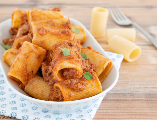 Pasta con sugo di castrato