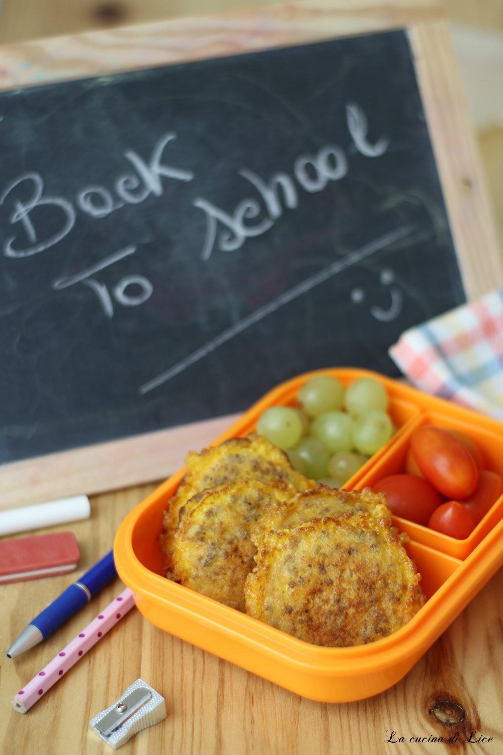 Frittatine con carne e formaggio