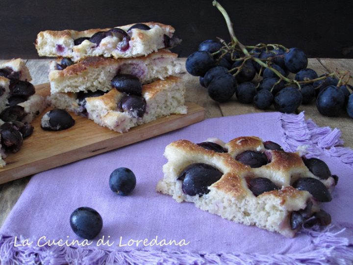 focaccia con uva
