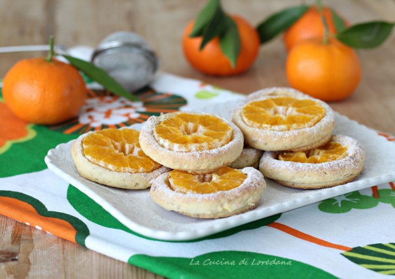 biscotti con clementine e mandorle