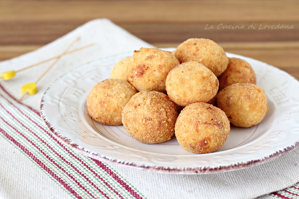 polpette patate e speck