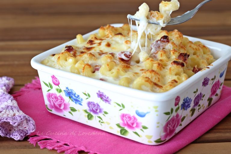 Pasta Con Besciamella Al Forno - Cremosa E Filante