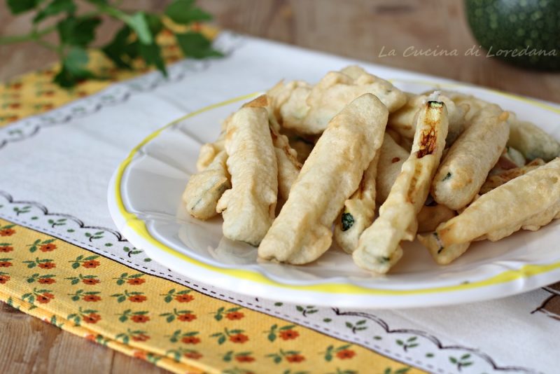 bastoncini di zucchine croccanti