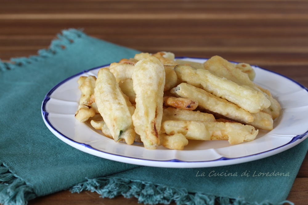 zucchine in pastella fritte