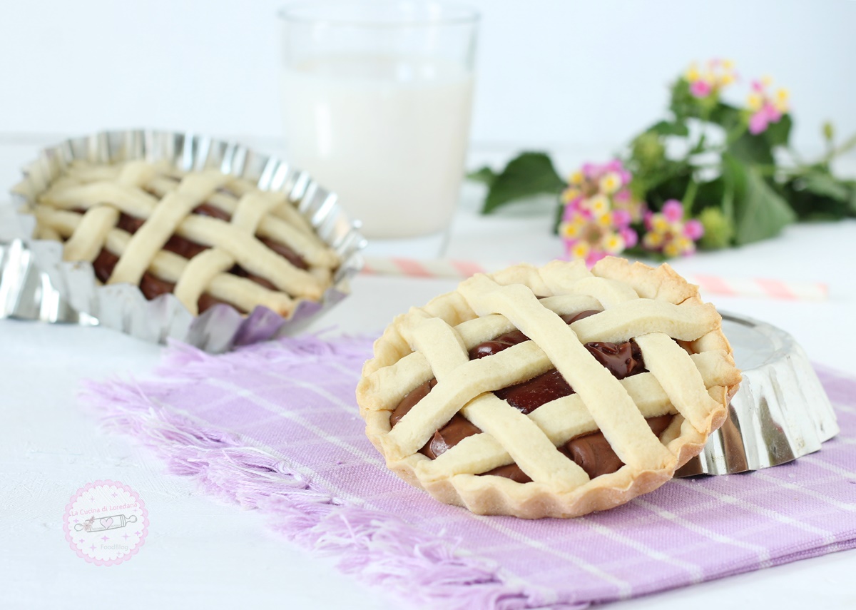 Crostatina alla nutella: Ricetta perfetta per Crostatine alla nutella  morbide