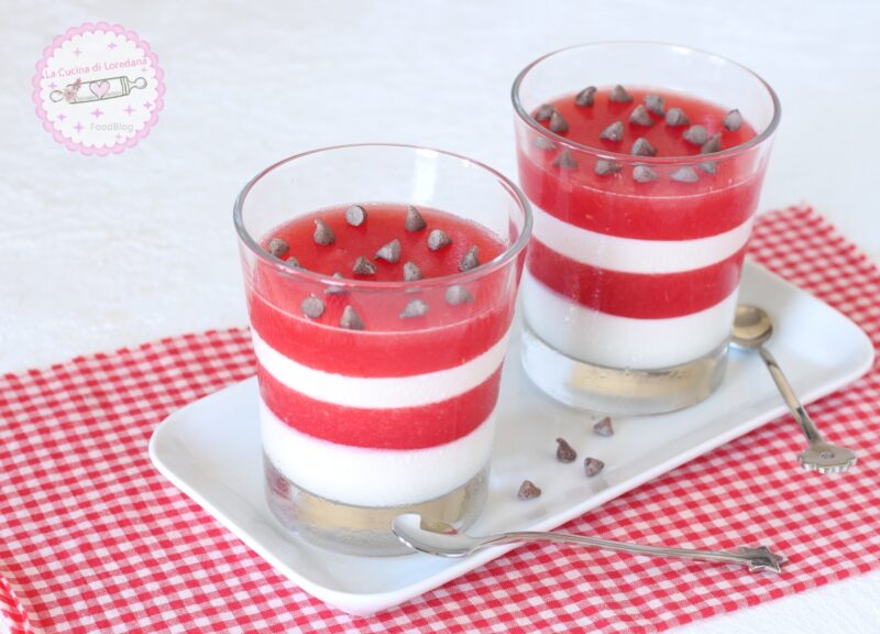dessert con anguria e yogurt