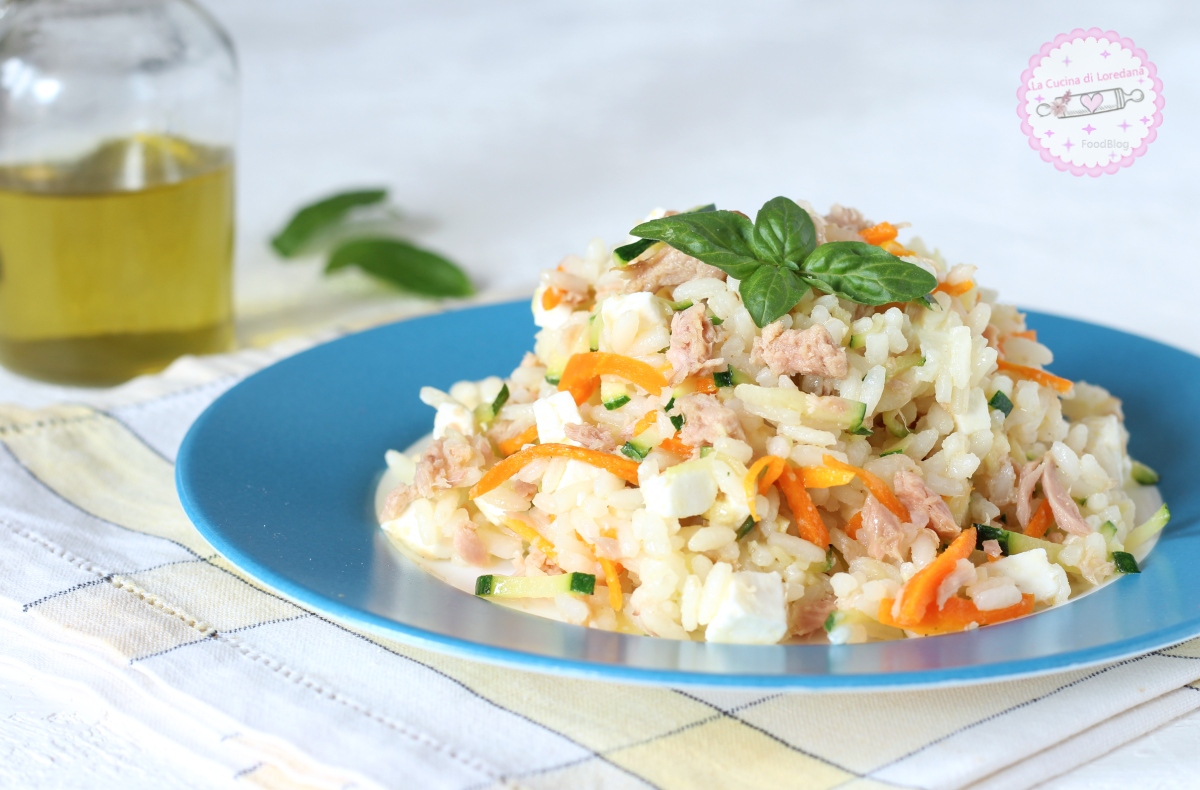 insalata di riso con carote