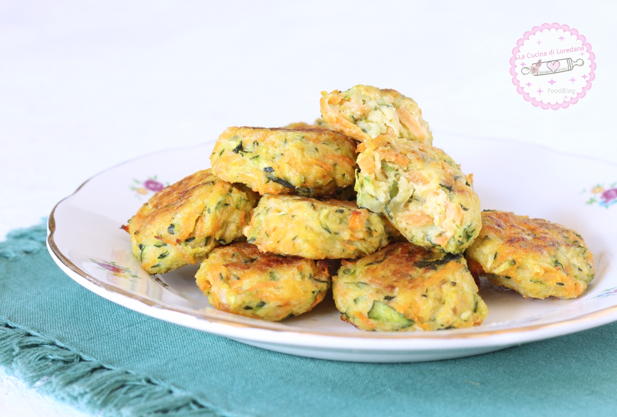 polpette di carote e zucchine