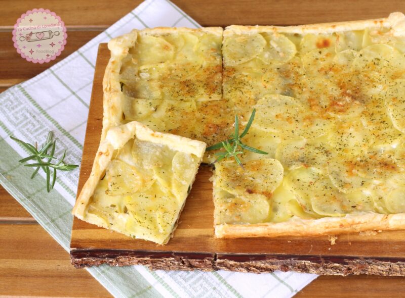 torta salata patate e zucchine