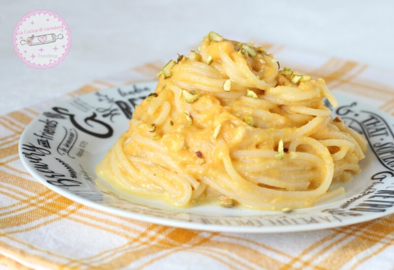 spaghetti con zucca