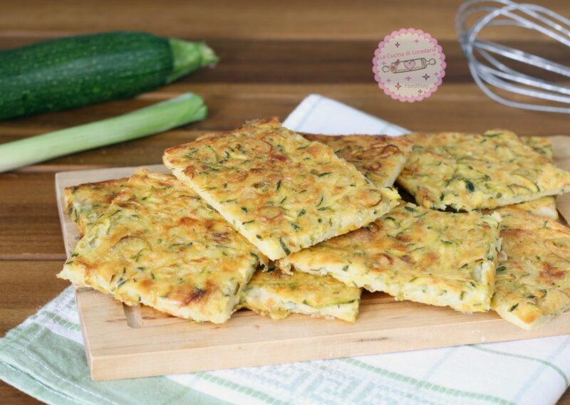 farinata con zucchine