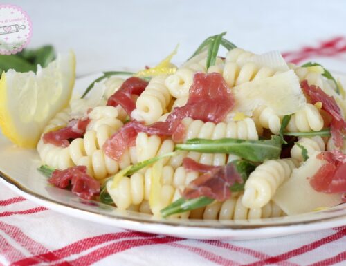 PASTA FREDDA CON BRESAOLA E RUCOLA la pasta dell’estate