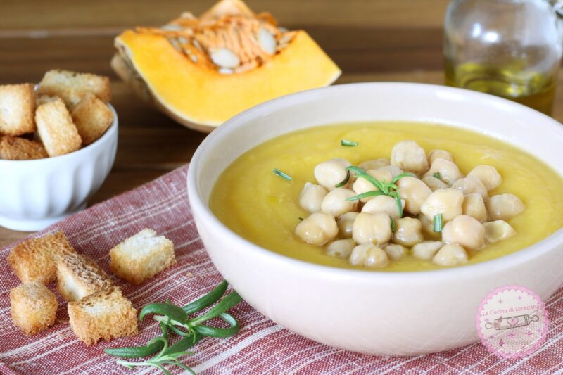 zuppa di zucca e ceci