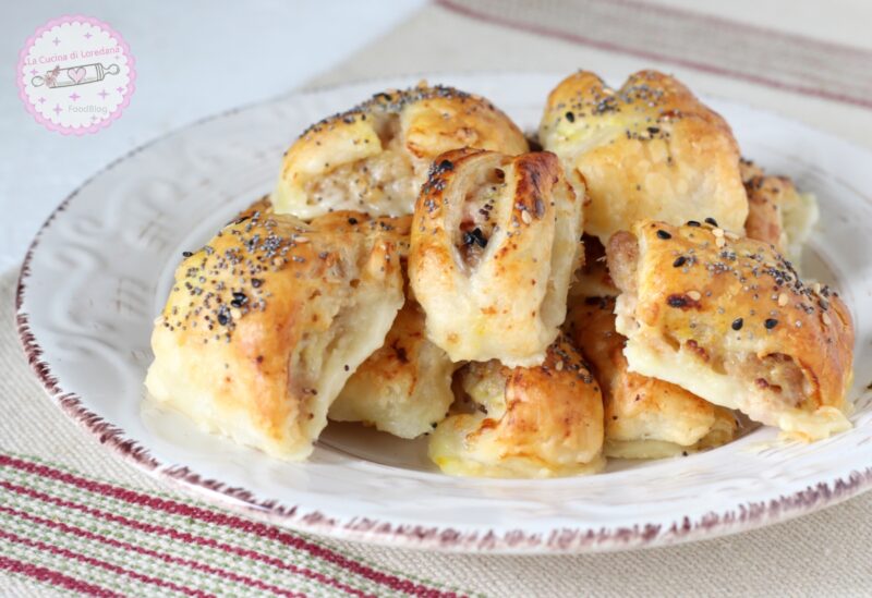 rustici con salsiccia