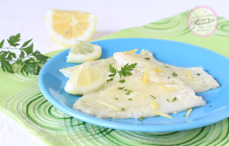 filetti di platessa al limone