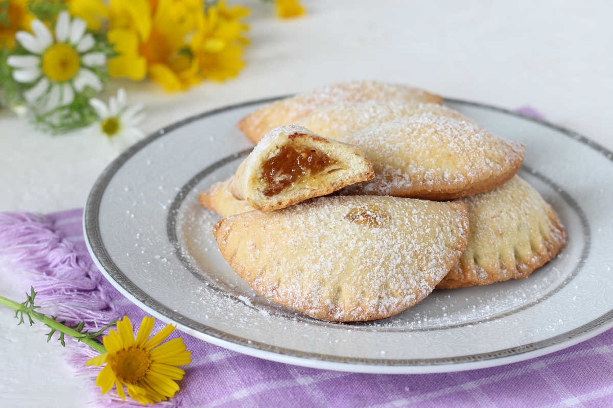 ravioli dolci con confettura