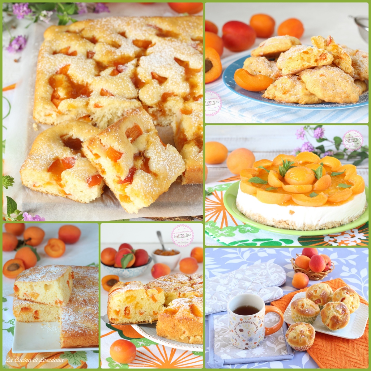 dolci con le albicocche