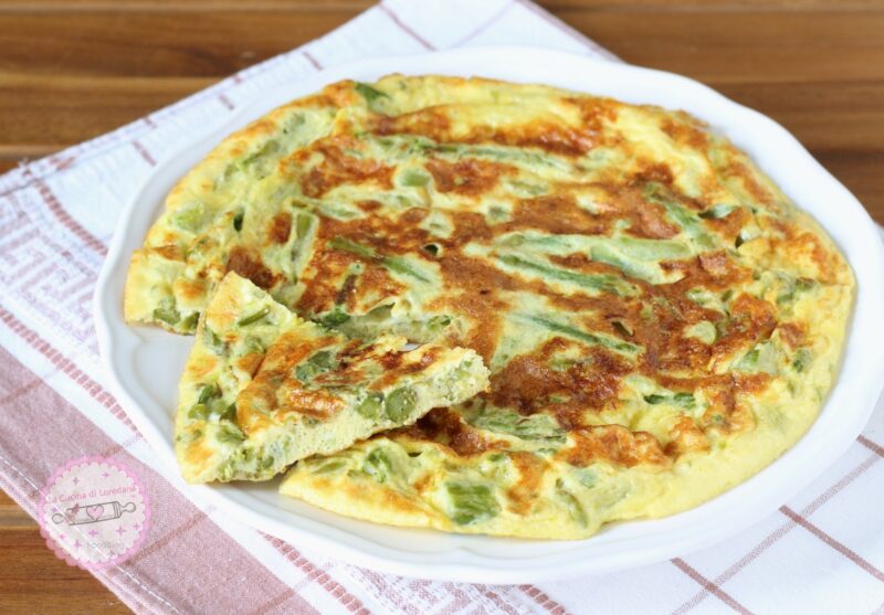 frittata con gli asparagi