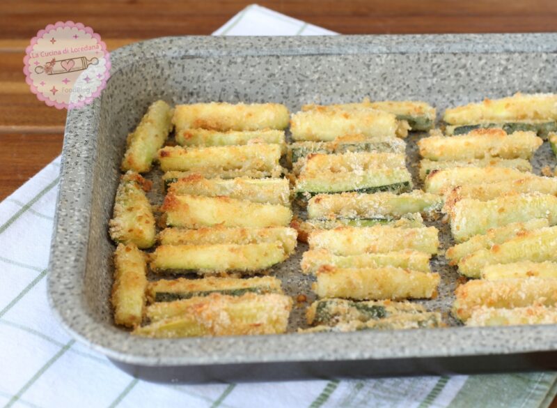 bastoncini di zucchine al forno
