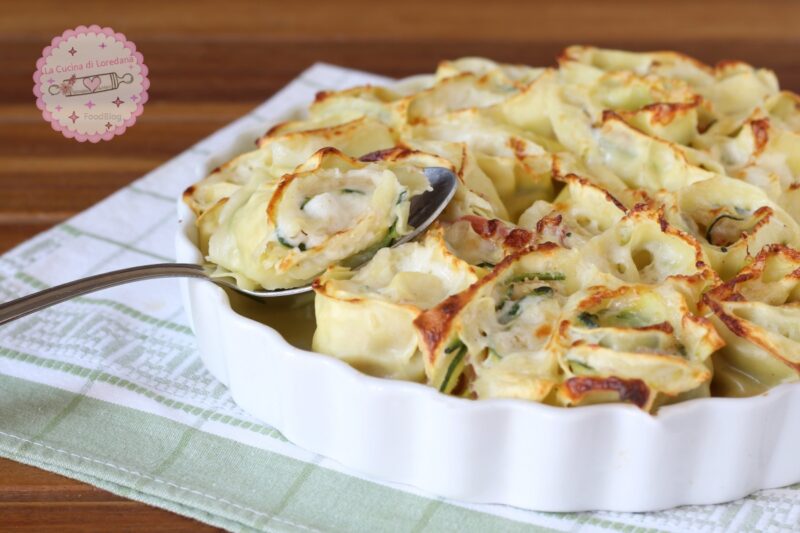 girelle di lasagne con zucchine