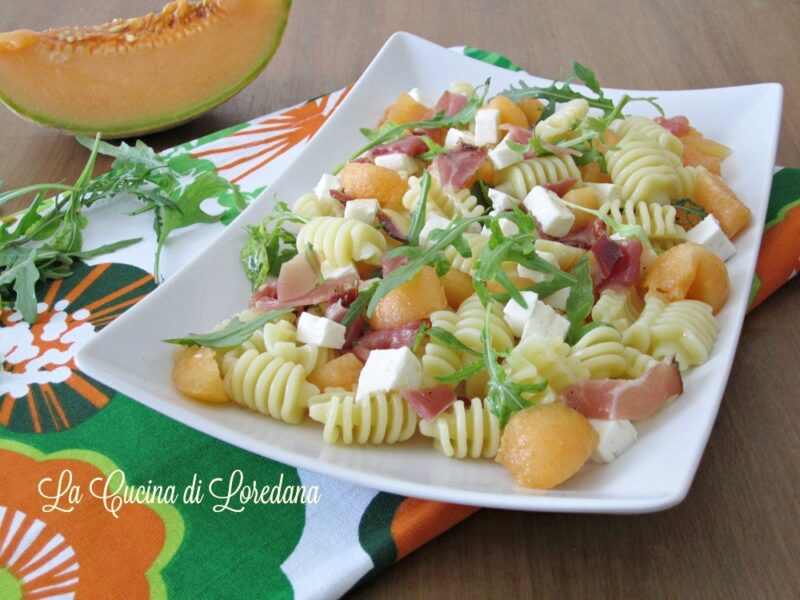 pasta fredda con melone