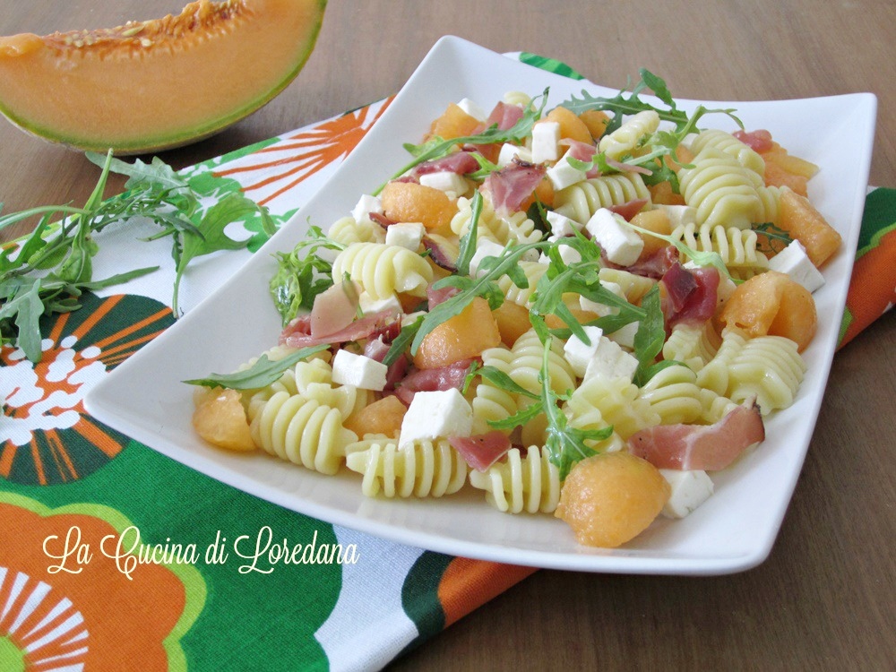 pasta fredda con melone